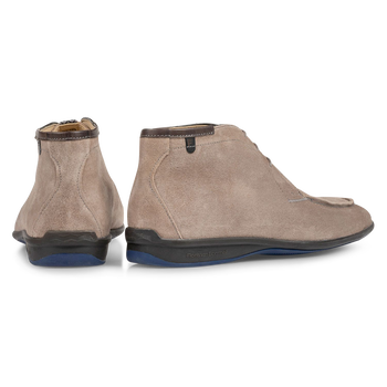 Stiefel Wildleder sandfarben