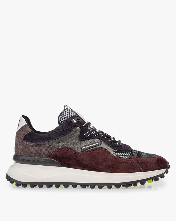 Noppi Sneaker bordeauxrot-blau