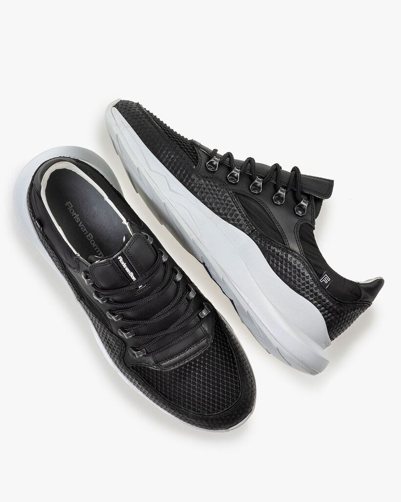 Bulki Sneaker schwarz Leder