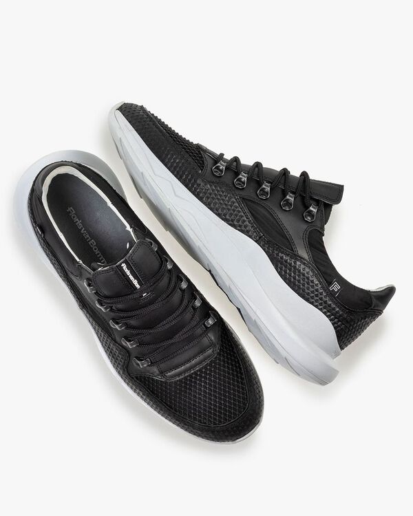 Bulki Sneaker schwarz Leder