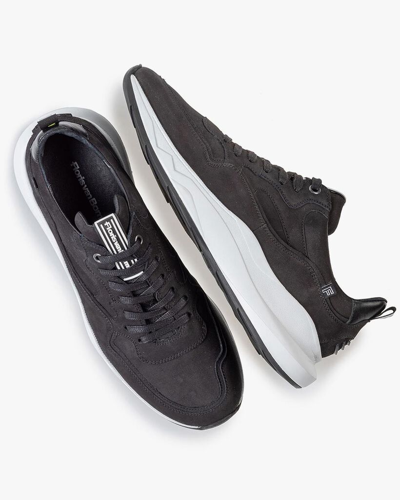 Bulki Sneaker schwarz Nubuk