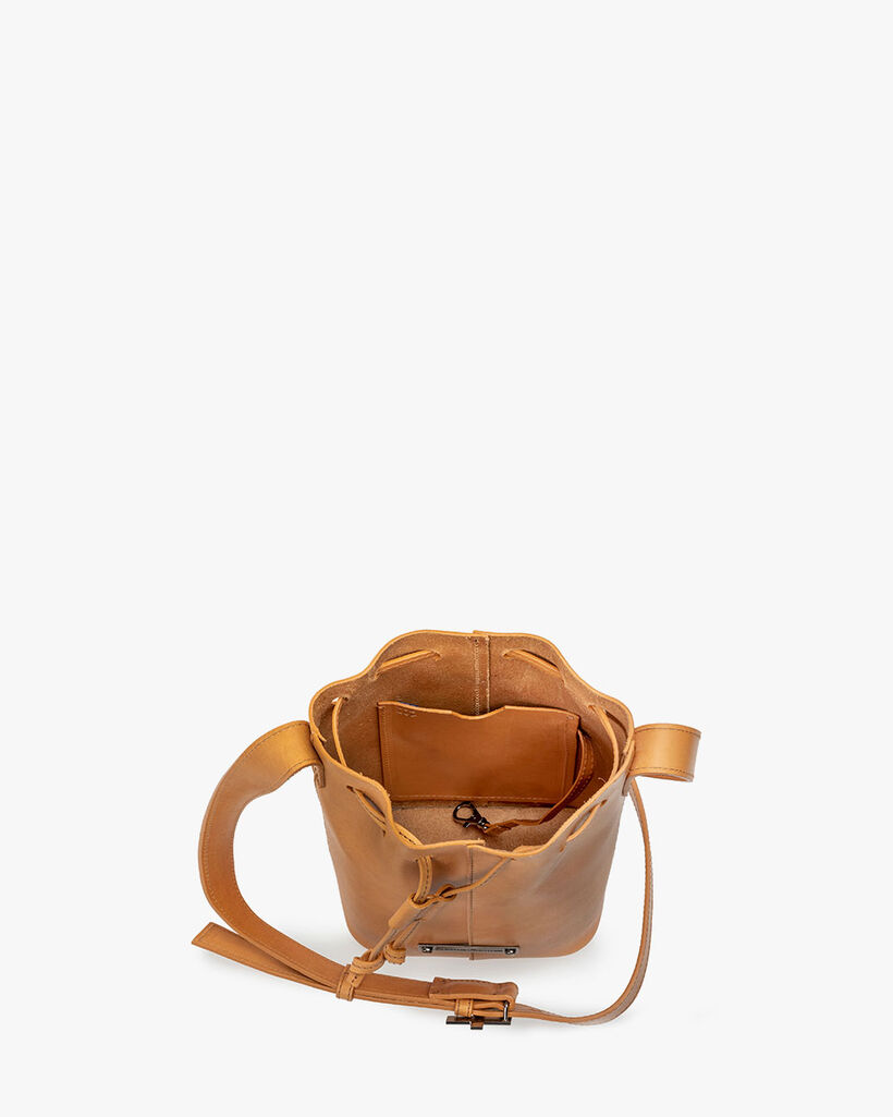 Beuteltasche Kalbsleder natur