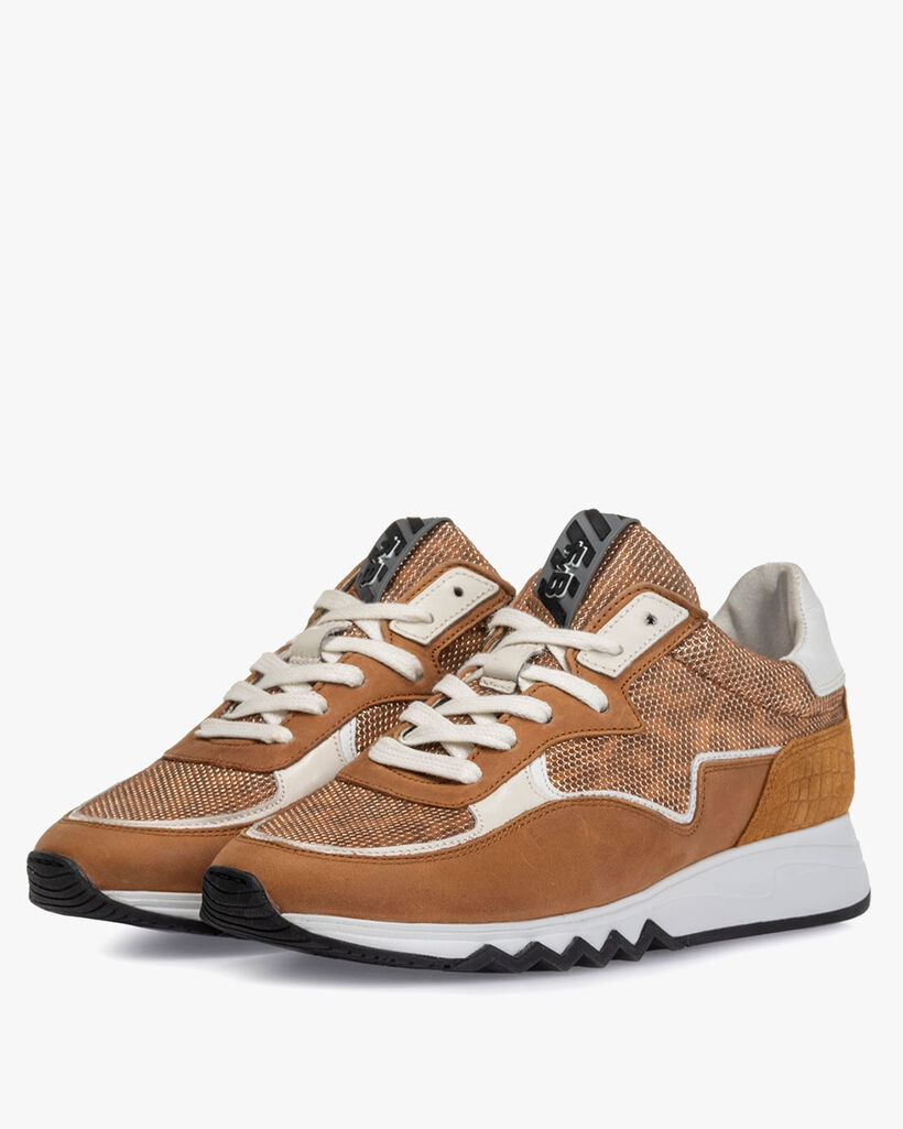Nineti metallic cognacfarben