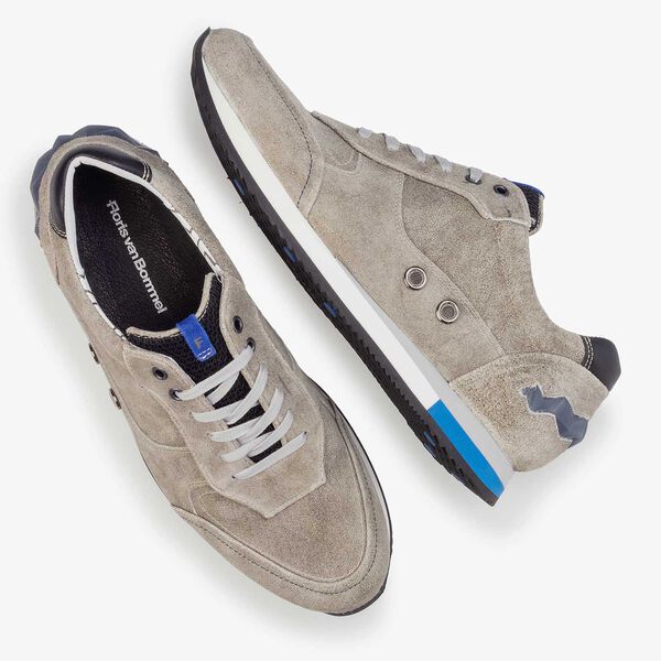 Olivgr&uuml;ner Wildleder Sneaker