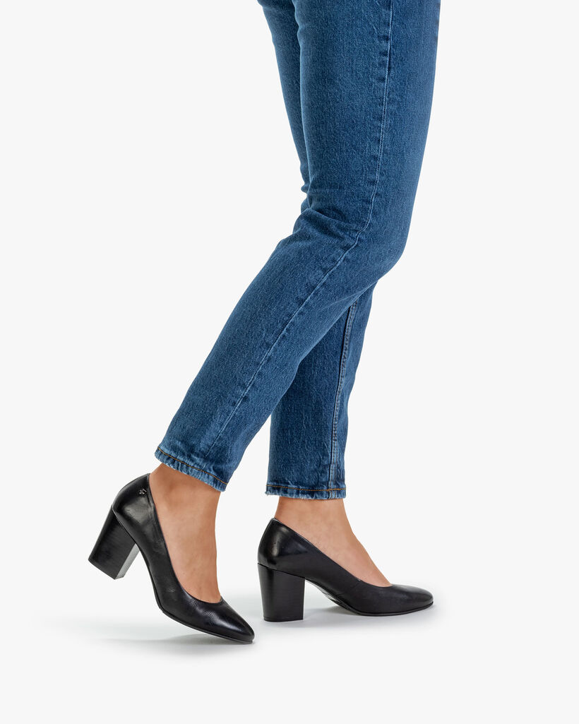 Pumps Nappaleder schwarz