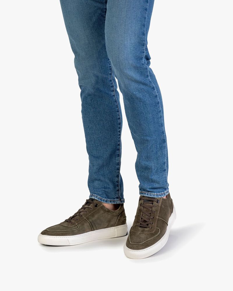 Sneaker gr&uuml;n Wildleder