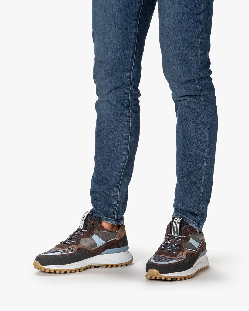 Noppi Sneaker beige/schwarz