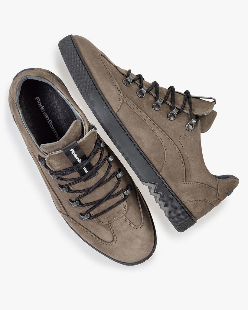 Sneaker Nubuk grau