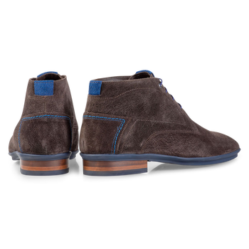 Schn&uuml;rstiefel braun Wildleder
