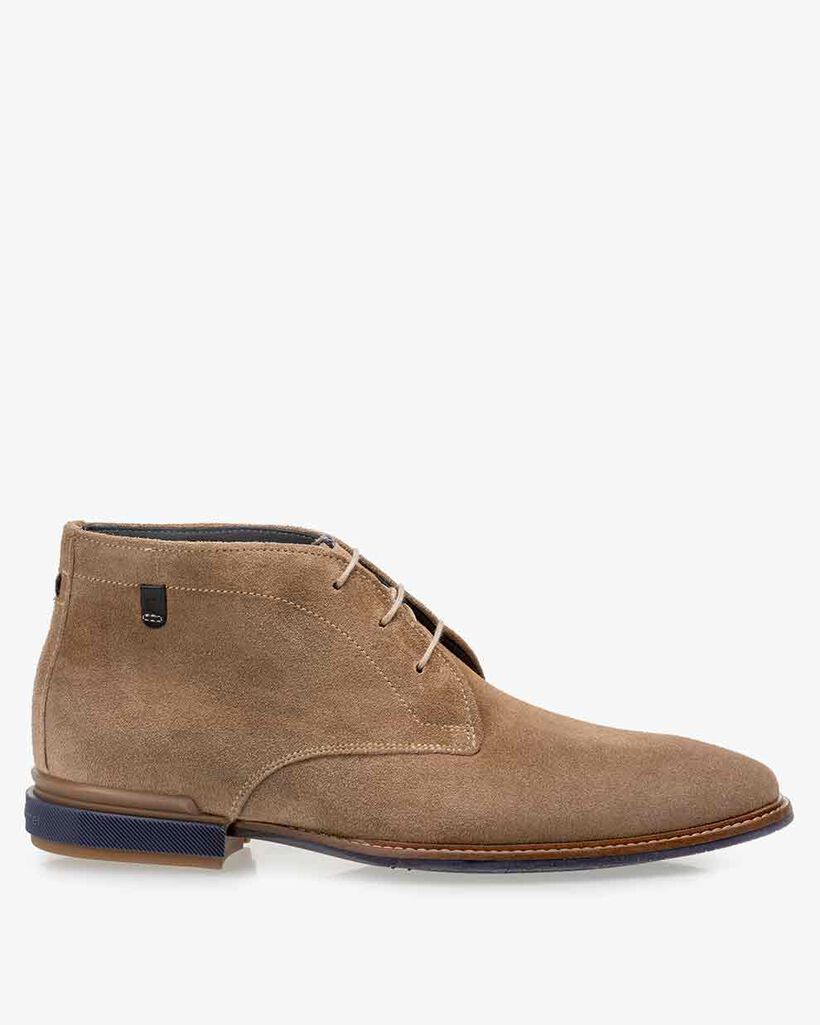 Stiefel Wildleder sandfarben