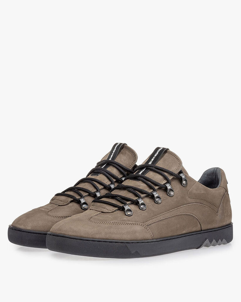 Sneaker Nubuk grau