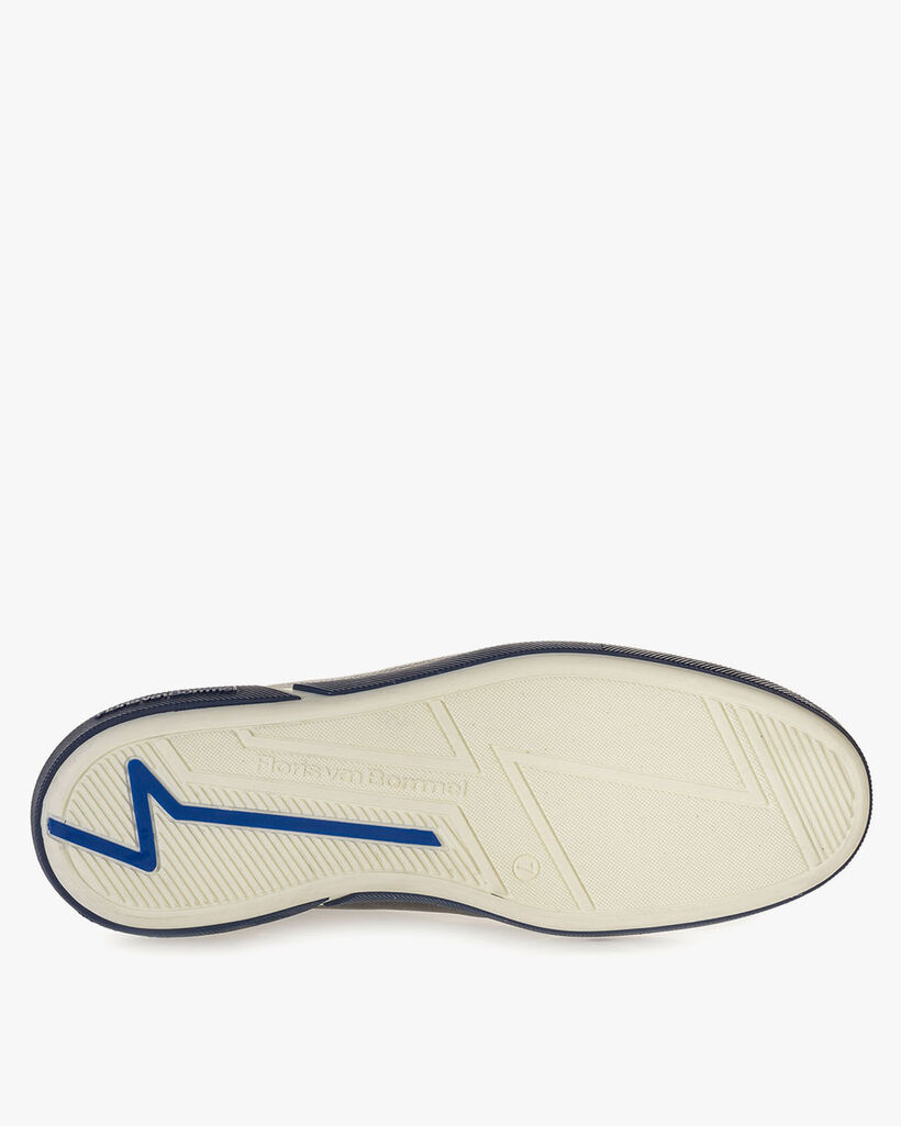 Sneaker calf leather dark blue