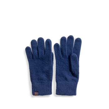 Handschuhe Wolle blau