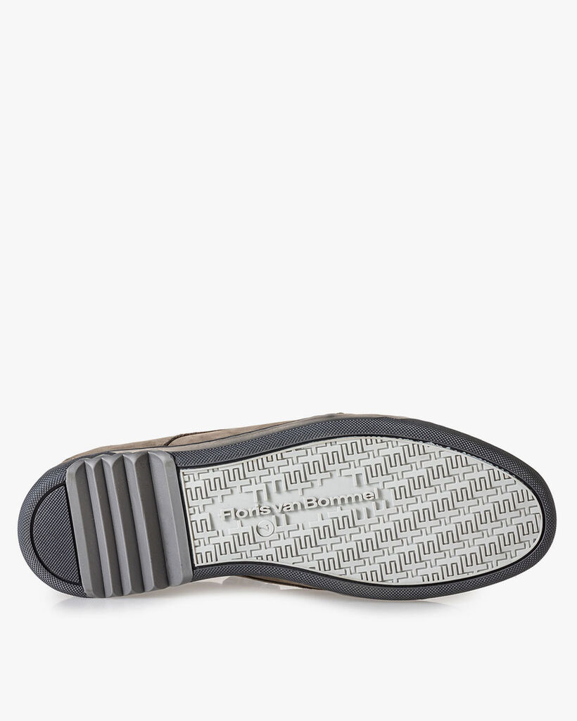 Sneaker Nubuk grau