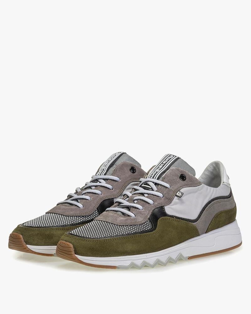 Nineti suede leather green