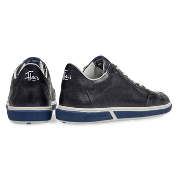 Sneaker calf leather dark blue