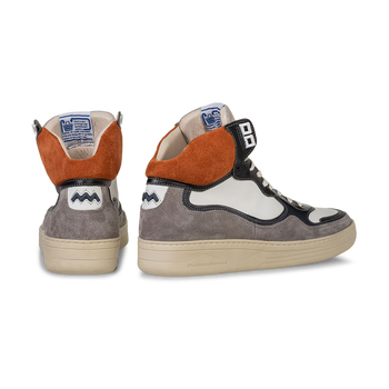 Sneaker Wildleder orange