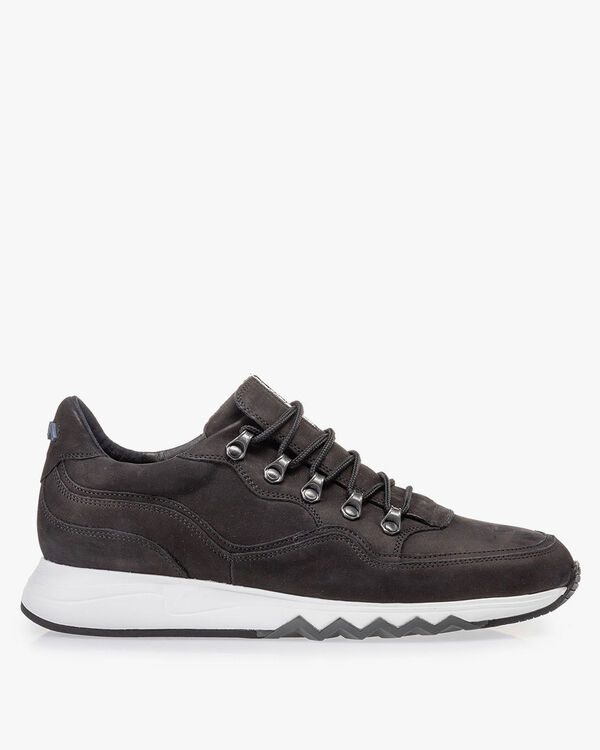 Sneaker black nubuck