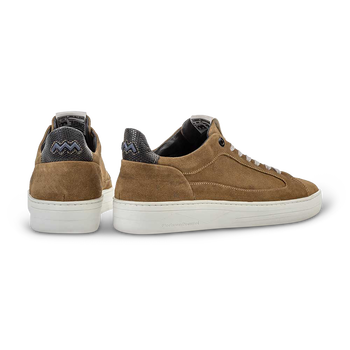 Wildleder-Sneaker beige