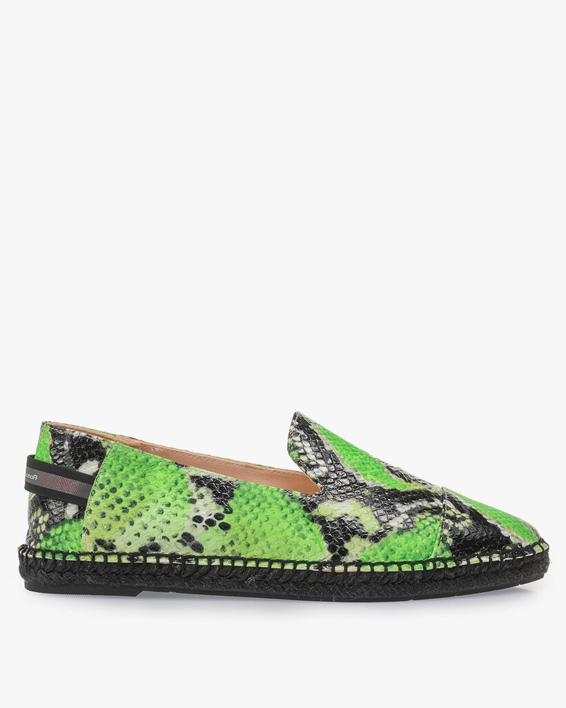 Neongr&uuml;ne Espadrilles