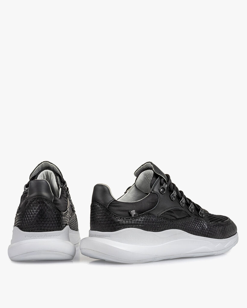 Bulki Sneaker schwarz Leder