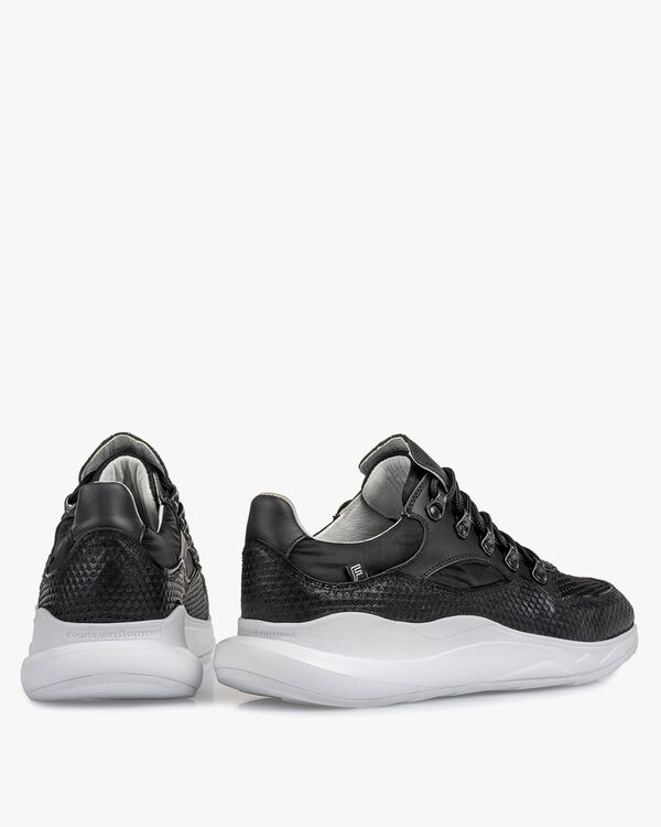Bulki Sneaker schwarz Leder