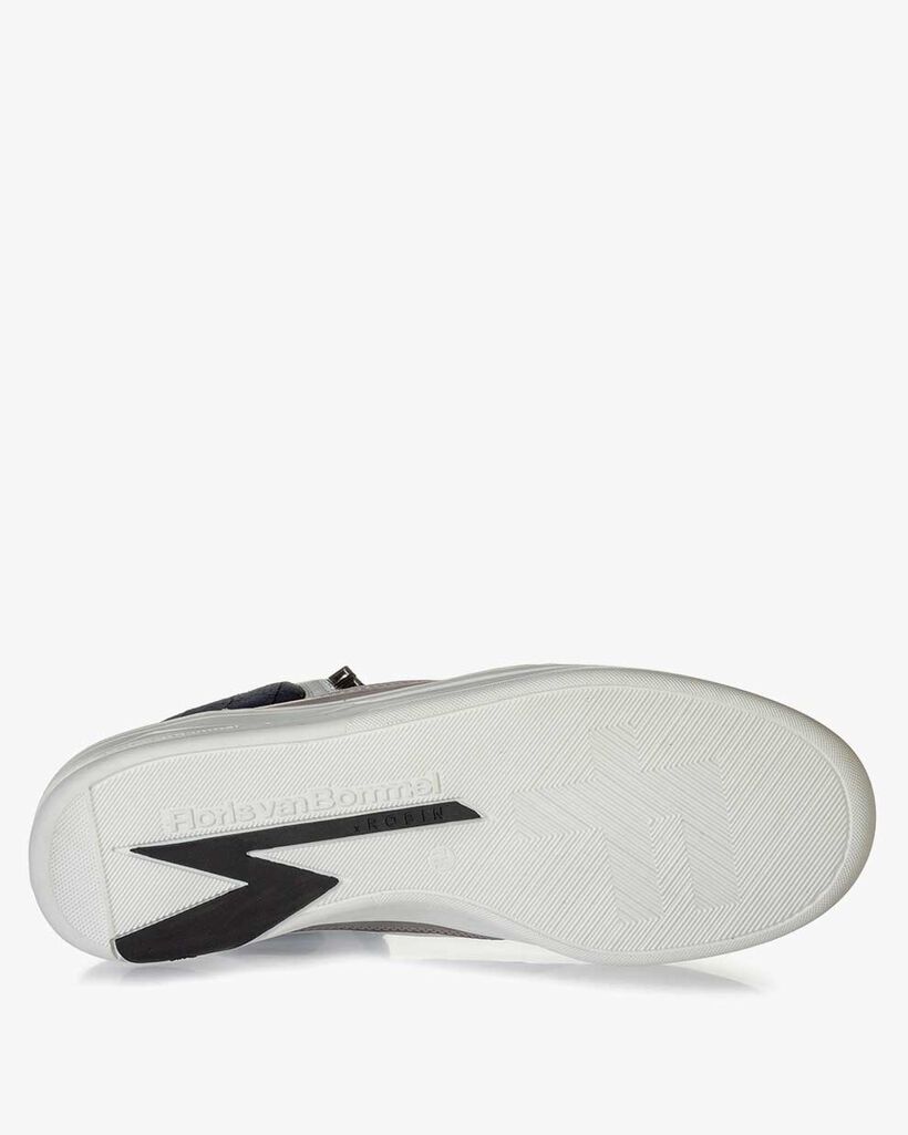 High-top Sneaker Kalbsleder wei&szlig;