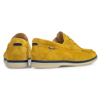 Bootsschuh Wildleder gelb