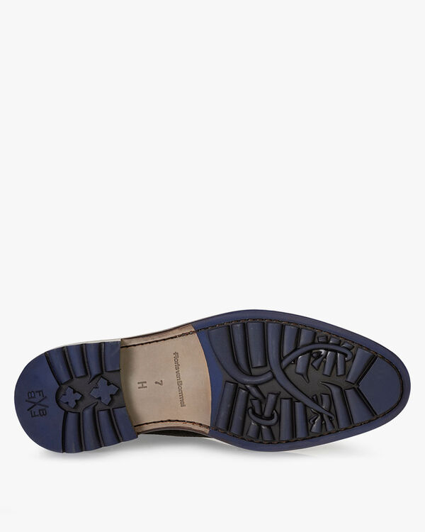Schn&uuml;rstiefel Wildleder dunkelgr&uuml;n