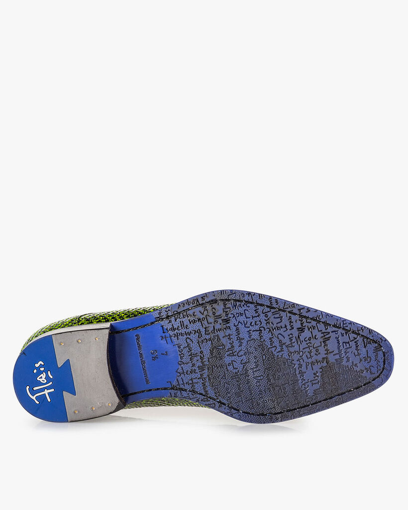 Schn&uuml;rschuh dunkles gelb