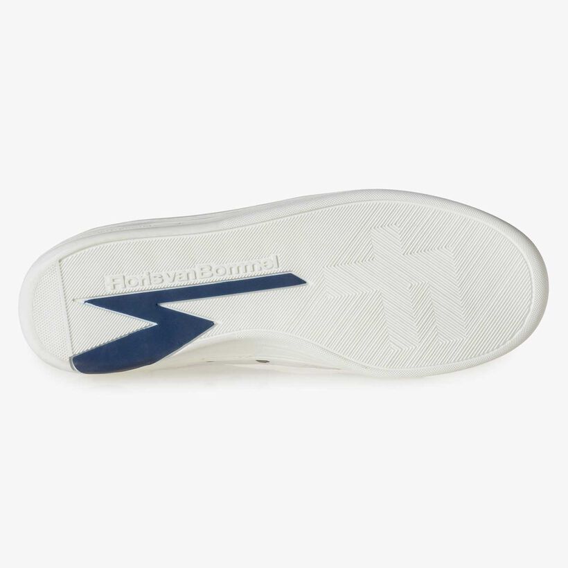 Wei&szlig;er Leder-Sneaker