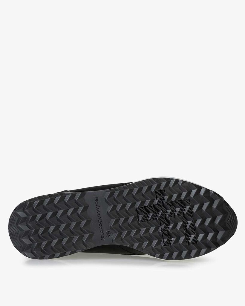 Sneaker Reptilienprint schwarz