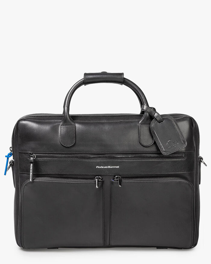 Office bag leather black