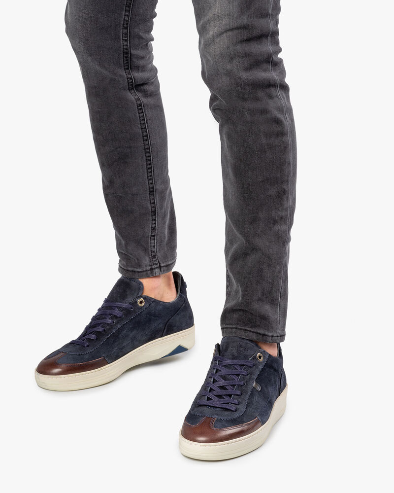Sneaker Wildleder dunkelblau