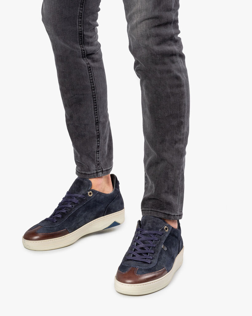 Sneaker Wildleder dunkelblau