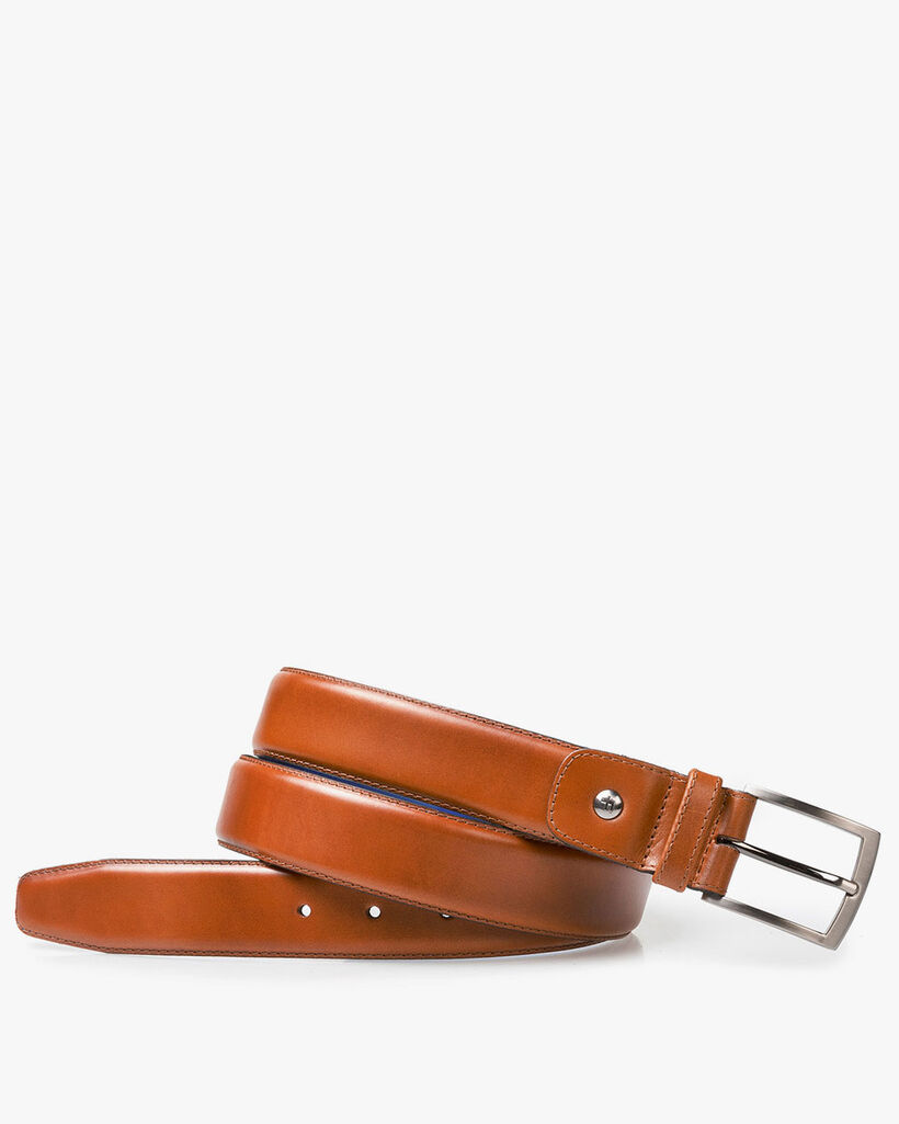 G&uuml;rtel Kalbsleder cognac