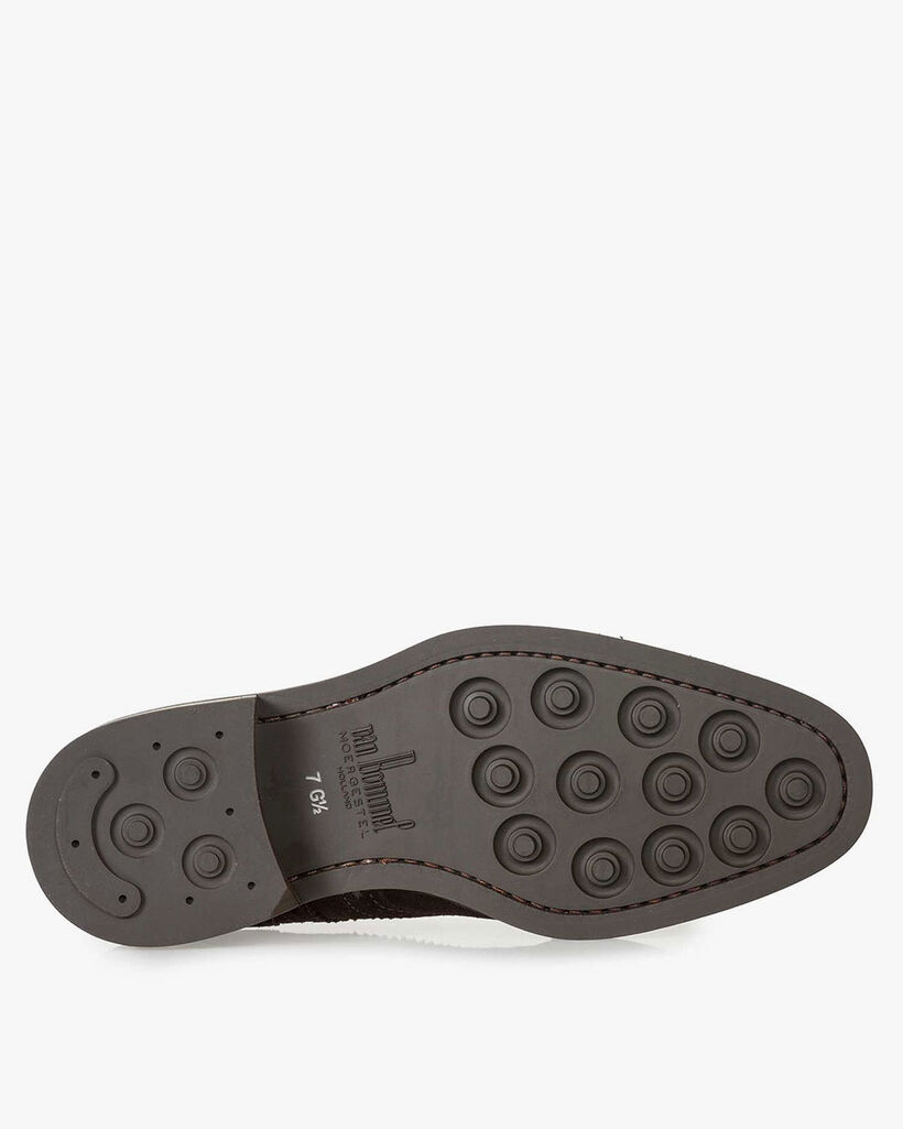 Brauner Brogue-Schn&uuml;rschuh
