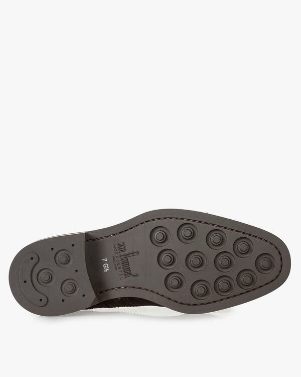 Brauner Brogue-Schn&uuml;rschuh