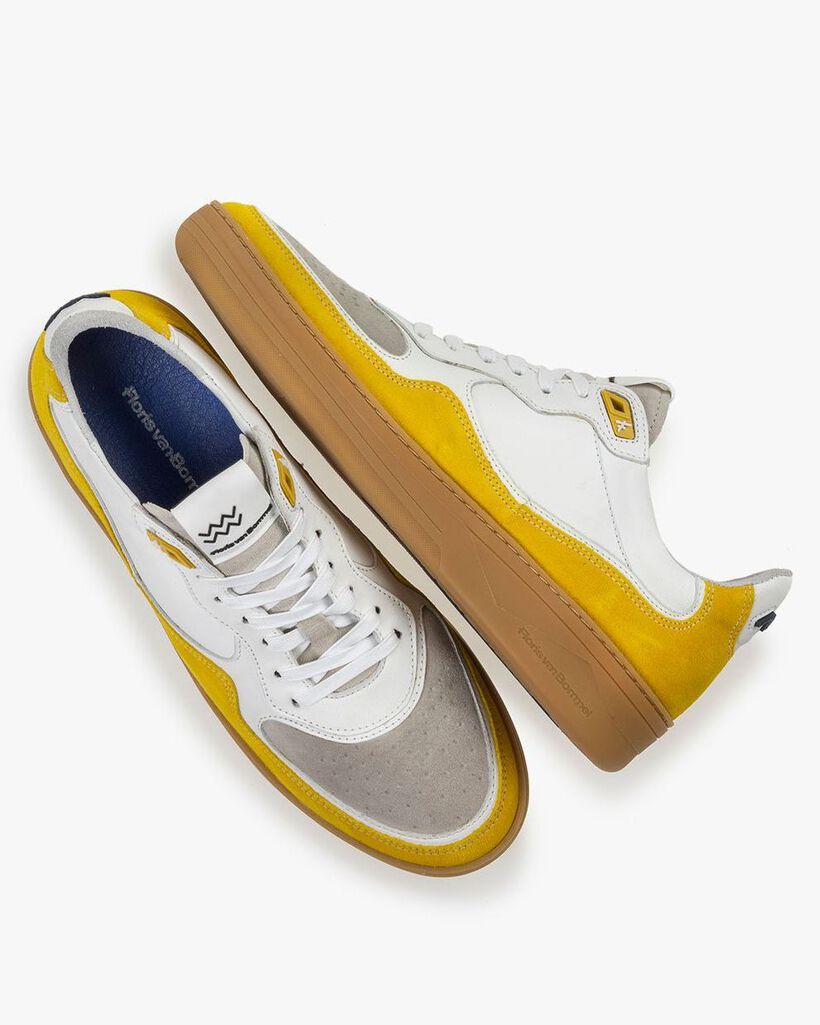 Sneaker Wildleder gelb