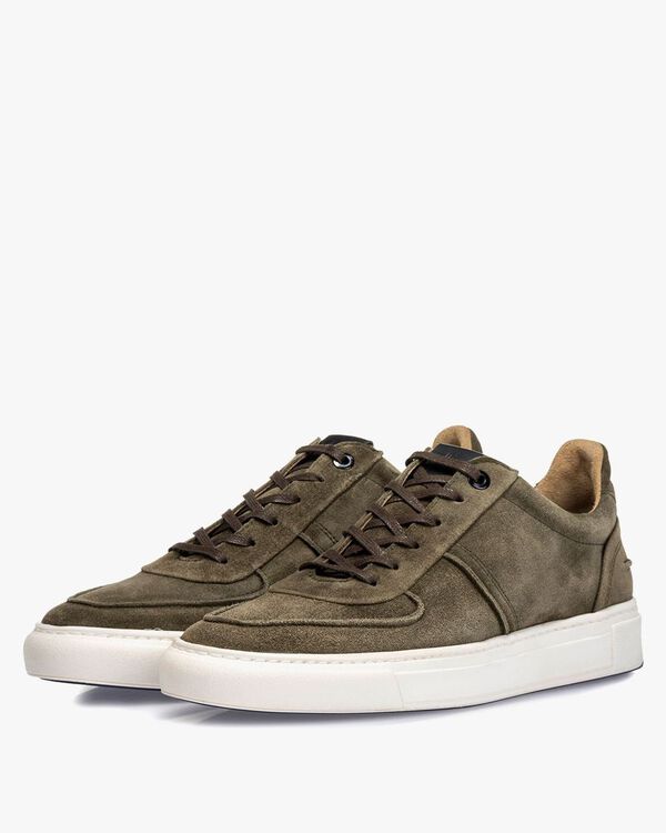 Sneaker gr&uuml;n Wildleder