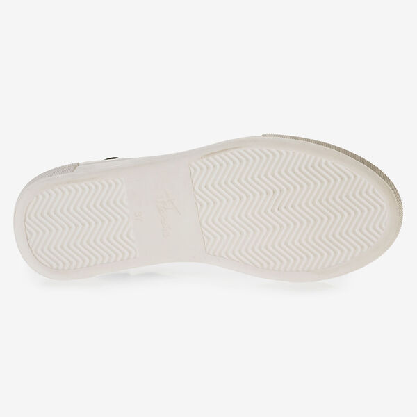 Schwarzer Kalbsleder-Sneaker