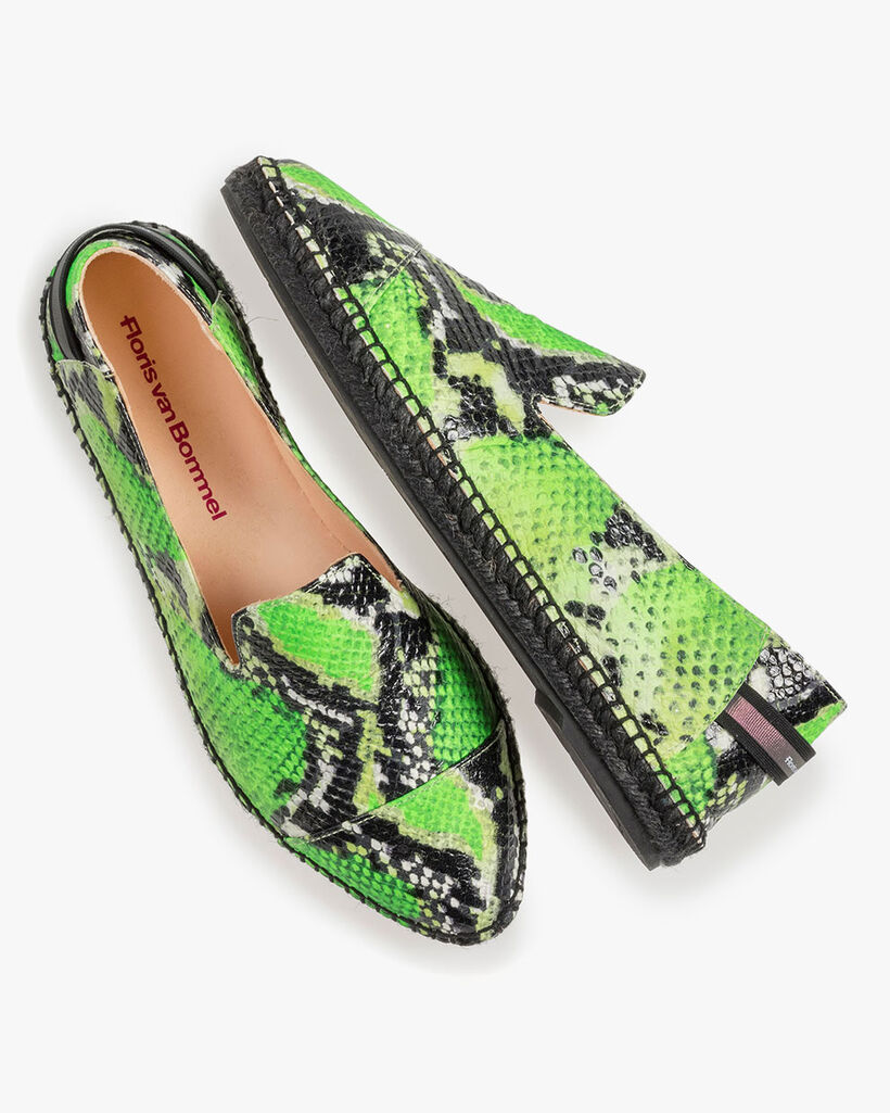 Neongr&uuml;ne Espadrilles