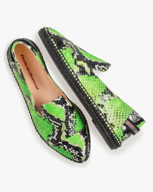 Neongr&uuml;ne Espadrilles