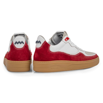 Sneaker Wildleder rot