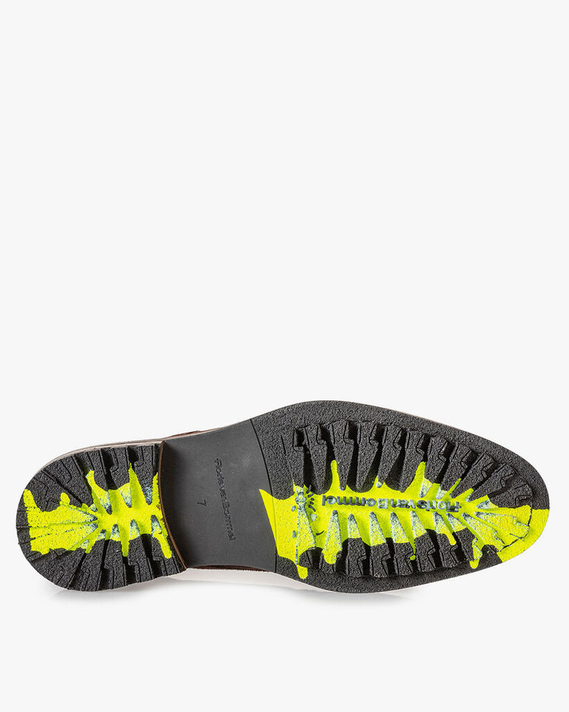 Schn&uuml;rstiefel Wildleder braun