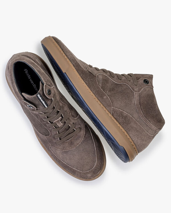 Sneaker Wildleder taupe