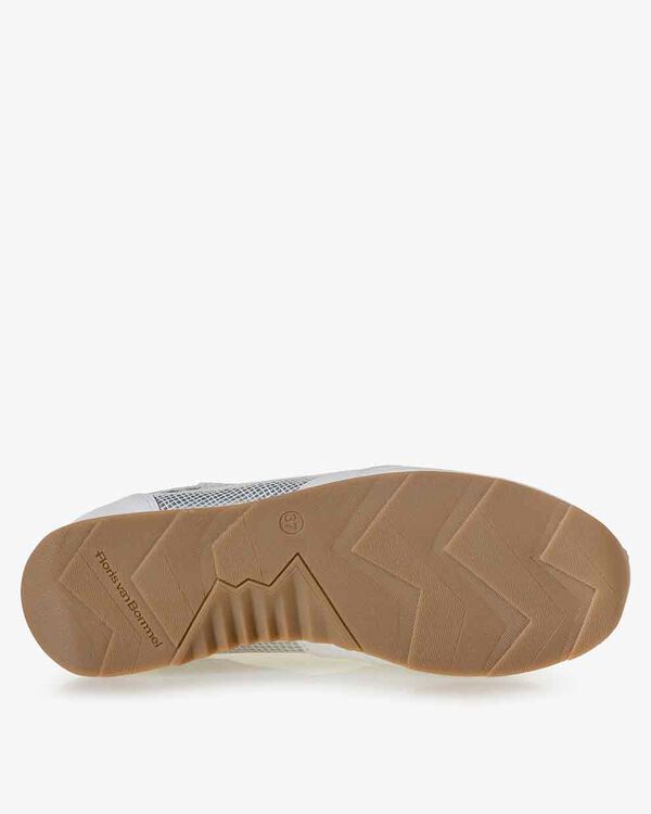 Sneaker Kalbsleder wei&szlig;