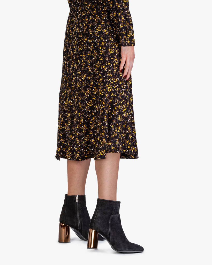 Stiefelette schwarz Wildleder