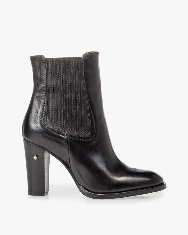 Stiefelette Kalbsleder schwarz