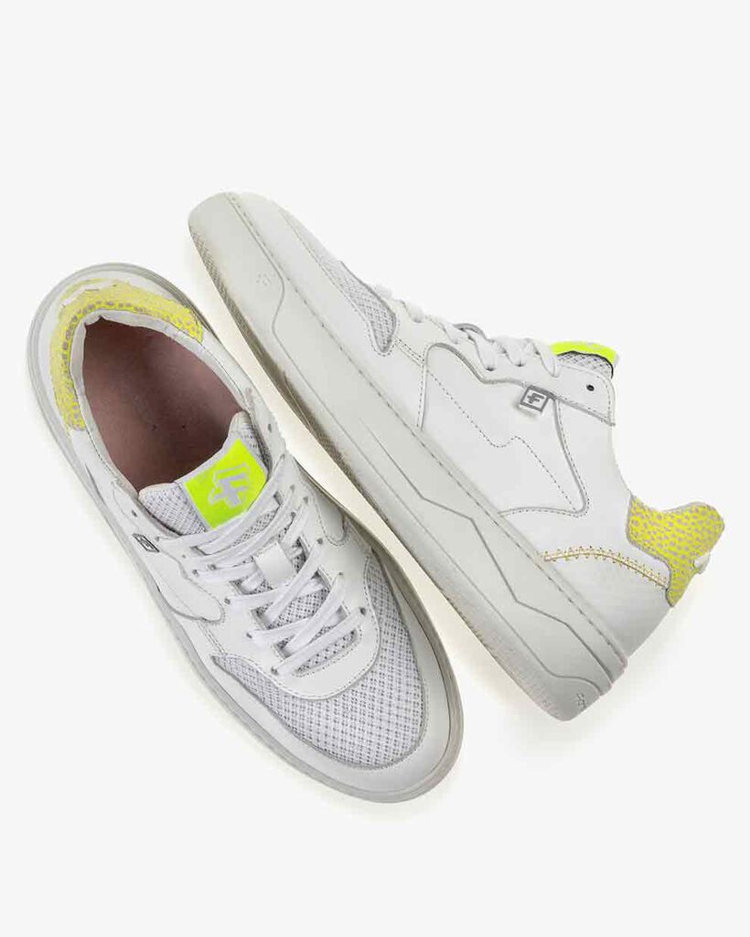 Sneaker Kalbsleder wei&szlig;